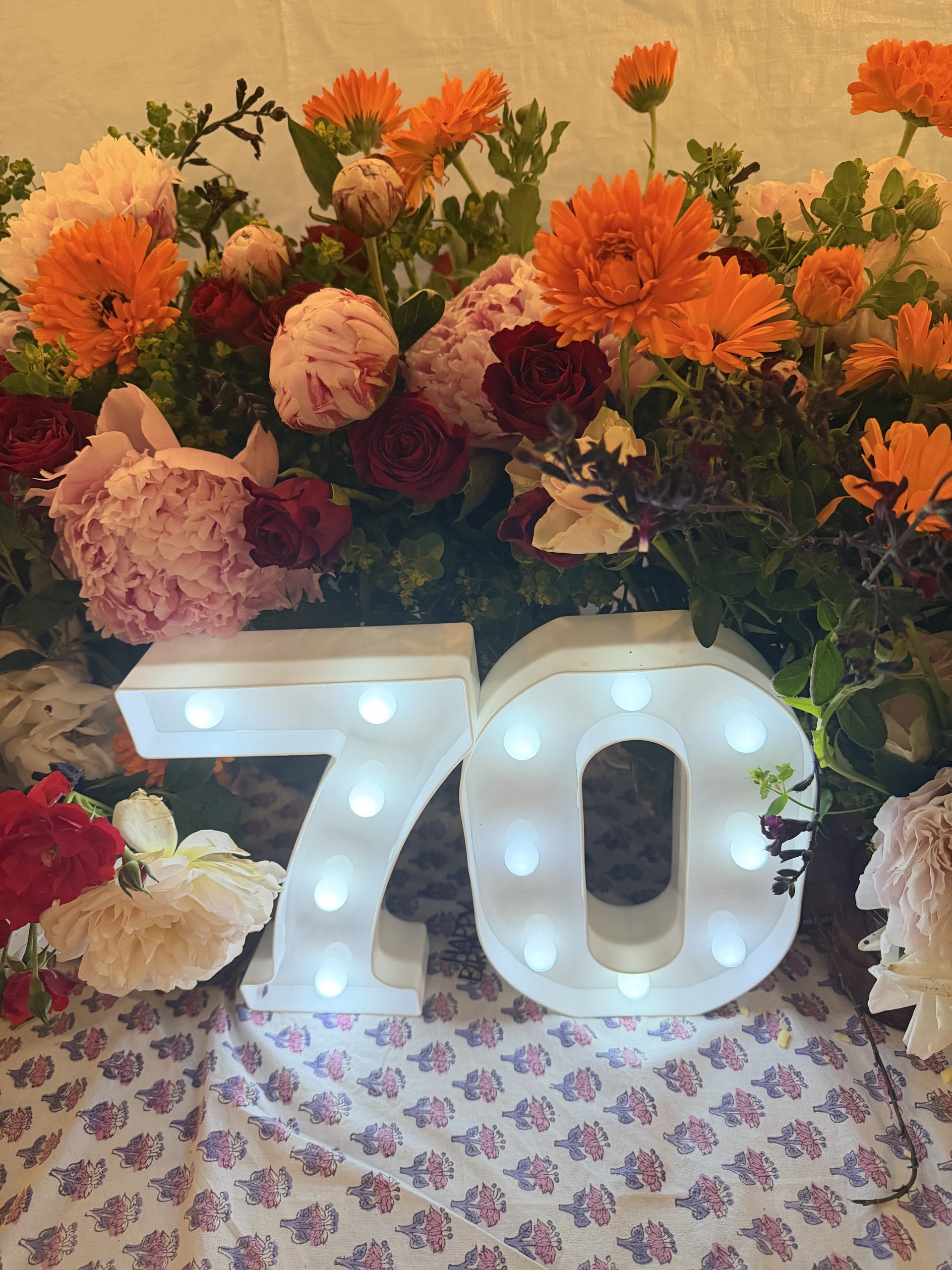 70th Birthday Cocktail Party